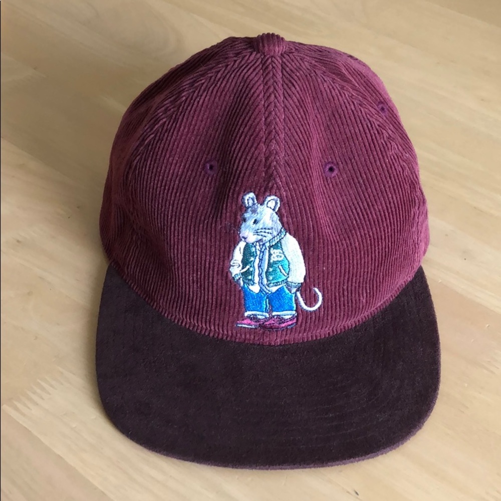 Stussy Corduroy & Suede Rat 6 Panel Hat